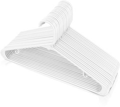Utopia Home Plastic Hangers 20 Pack – Clothes Hanger with Hooks – Durable