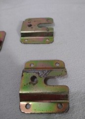 2 Sets Invisible Bed Hinge Hooks Mattress Rectangle Yards Connections Brass