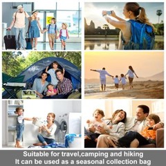 ALMING Compression Bags – Travel Essentials 12 Pack Space Saver No Vacuum or …