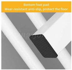 Heavy Duty Garment Hanging Rail Stand Rolling Clothes Rack Closet Storage NEW