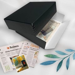 Golden State Art, Acid-Free Archival 8.5×11 Inches Metal Edge Drop Front Museum