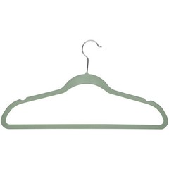 SIMPLIFY Green Velvet Hangers 25-Pack