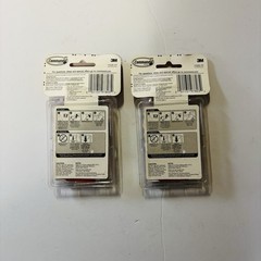 80 (2-40ct packs) 3M Command Damage-Free Hanging Decorating Clips NEW. Sealed.