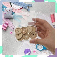 4pc Small Plastic Storage Container Box DIY Coins Screws Jewelry Travel Beads US