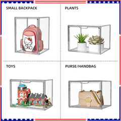 Clear Acrylic Display Case, Large Stackable Storage 1 Pack, X Large-Clear