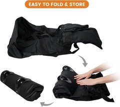 2 Pack Extra Heavy Duty Large Moving Bags, Clothes Storage Totes with 2 Wheels
