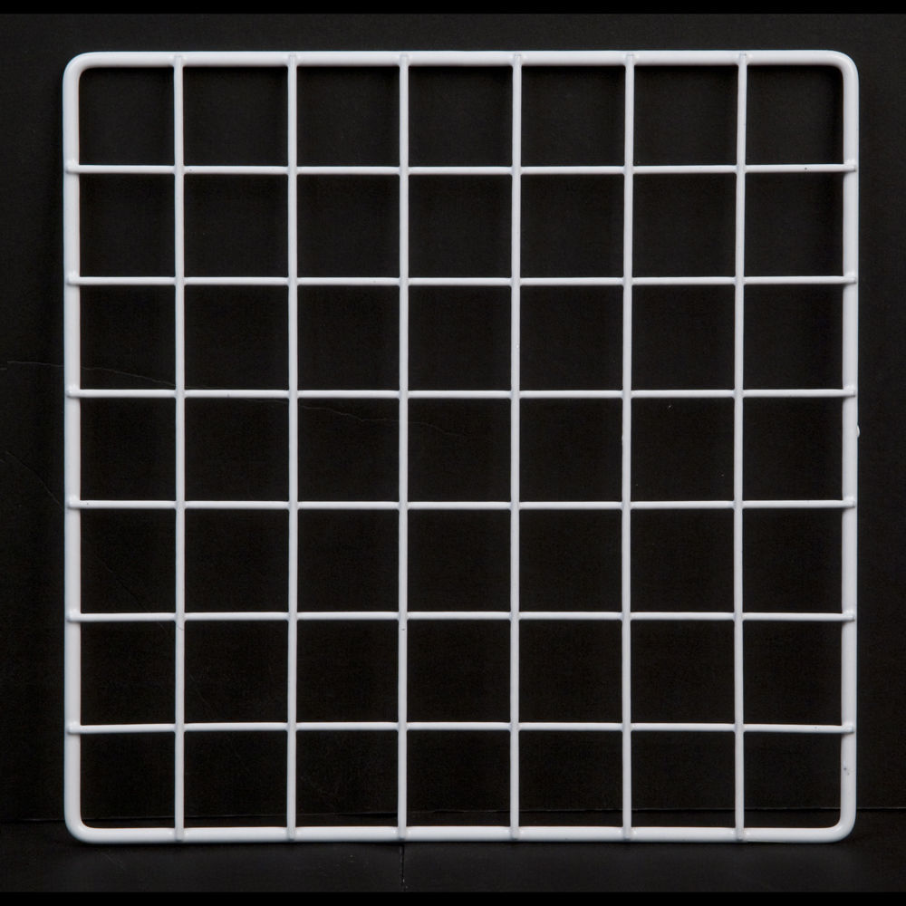 Set 10 Mini 14 x 14″ White Wire Grid Storage Cube Closet Garage Organizer Panels
