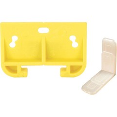 Prime-Line Products R 7154 Drawer Guide Metal 3/32 in. x 1-9/32 in., Yellow