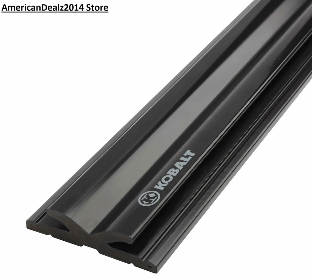 Kobalt 32-in Black Plastic Storage Rail Multipurpose Garage Wall Organizer Home