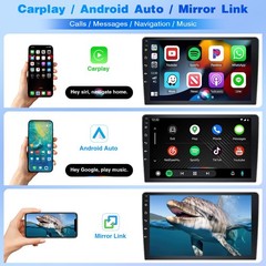 8HD Car Stereo Wireless CarPlay Android Auto 2+32G for Jeep Commander 2006-2007