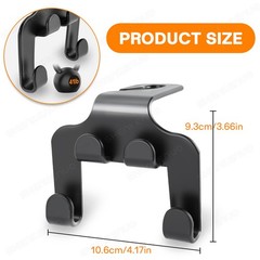 Headrest Hooks for Car Interior Storage 2 Pack Universal Fit for Long Term Use