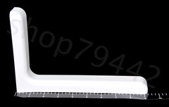 EVERBILT Shelf Brackets and Covers White (18×7″x4.5″)(1×9.25″x5-7/8″)+1 Extra
