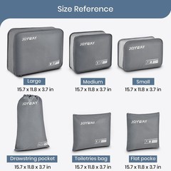 Packing Cubes for Travel Luggage Organizer Bags Set of 6 Packing Cubes for