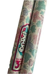 2 Rolls New Vintage 1991 Rubbermaid IVY CHARM Contact Paper Sealed