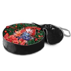 Wreath Storage Bag By 36″ – Garland Holiday Container Tear Resistant Material…