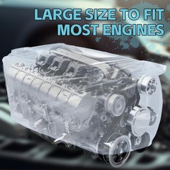 10 Pcs Engine Storage Bags Bulk Plastic Clear Engine Bag Covers Waterproof for E
