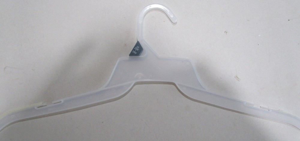 CLOTHS HANGERS..LOT OF 9….. 19″ ACROSS. 3 1/2″ TALL NECK
