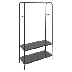 Clothes Rack with Bottom Shelves, Home Clothes Rack, Standing Clothes Rack New