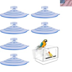 Robust 2.61-Inch Suction Cups for Bird Feeders – 6 Count Pack for Nature Lovers
