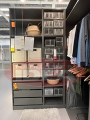 New IKEA KOMPLEMENT Dark Gray Mesh Basket 50×35 cm (19 5/8×13 3/4 “) 402.573.00