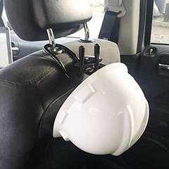 Flexible Over The Seat Hard Hat Rack Holder Hanger for Vehicle Truck Car