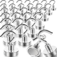 20 pack Magnetic Hooks, Heavy Duty 30lb+ Strong Magnet Hook for Cruise Cabins