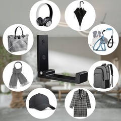 Folding Coat Hooks 6pcs Foldable Hook Wall Mounted for Hanging Coat, Jacket, …