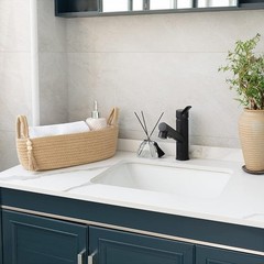1 Pack Jute Woven Rope Storage Basket for Toilet Tank Top Boho Bathroom Decor