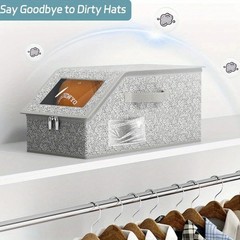 1 PCS Stackable Hat Storage for Baseball Caps, Holds up to 24 Caps Hat Organizer