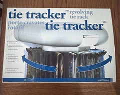 Perfect Solutions Tie Tracker Revolving Tie Rack Carousel Rotates Up To 30 Ties