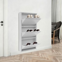 Contemporary Slim Shoe Drawers Shoe Cabinet For Entryway Entrance Hallway Foyer
