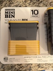 NEW 🔥10 Pack Greenmade Mini Bins with Lids Stackable Storage Bins Organizing