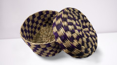 100%Pumpkin Bamboo Basket With Hand Made Woven Bamboo Storage Box Kurani Ceylon