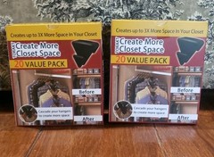 Torakt Create More Closet Space 40 Piece Total Value Pack BRAND NEW 2 Boxes