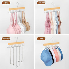 TOPIA HANGER 2 in 1 Belt Tie Hanger for Closet Max 30 Belts with 30 Ties Capacit