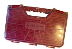 Ontel Battery Daddy Organizer Caddy. Preowned With Handle Storage Case Only