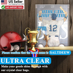 Feifeiya 80 Pcs Magazine Protectors Clear Plastic Sleeves 9.25×11.42 Inch USA