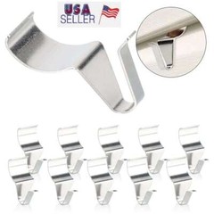10 Pcs Vinyl Siding Hooks Heavy Duty Stainless Steel Low Profile No Hole Hanger
