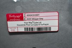 Thirty One Your Way Cube LID in Whisper Grey NWT