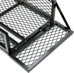 ATV Front Cargo Basket, Heavy Duty Steel Mesh Rack, Universal Fit for ATV UTV,