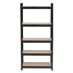 59 x 30 x 12″ Industrial 5 Tier Metal Racking Shelves Storage Shelf Unit Garage