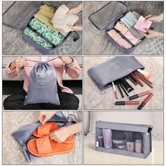 8x Packing Cubes Luggage Organizer Storage Bags Suitcase for Travel Accessories