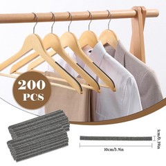 200Pcs Foam Strips with Adhesive for Clothes Hangers, Non-Slip Foam Tape Hang…