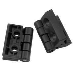 4 Sets Zinc Alloy Hinge Sets Black 2020 Aluminum Extrusion Hinges for 2020 Se…