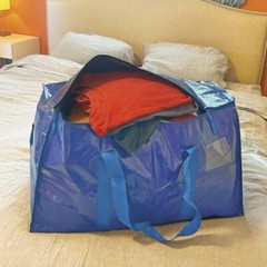 Extra Large 24-Gallon Heavy-Duty Moving & Storage Bag w/ Zipper Close & Handles