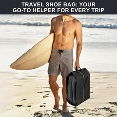 Shoe Bags for Travel, 4 Pack Extra Durable Travel Shoe Bags for Storage and Pack
