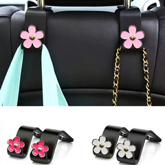 2pcs Universal Car Seat Headrest Hook Hanger for Bag Purse Clothes Coat