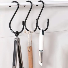 6 Inch Large S Hooks 4-Pack Heavy Duty Viny Coated Steel Hooks for Hanging