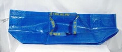 IKEA 10 X LARGE BLUE BAGS Shopping Bag Laundry Storage Travel Tote FRAKTA