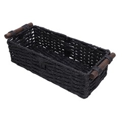 Handwoven Paper Rope Storage Basket For Bathroom Decor Premium AP9